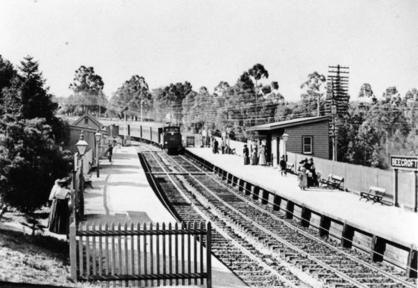 Beecroft station platform