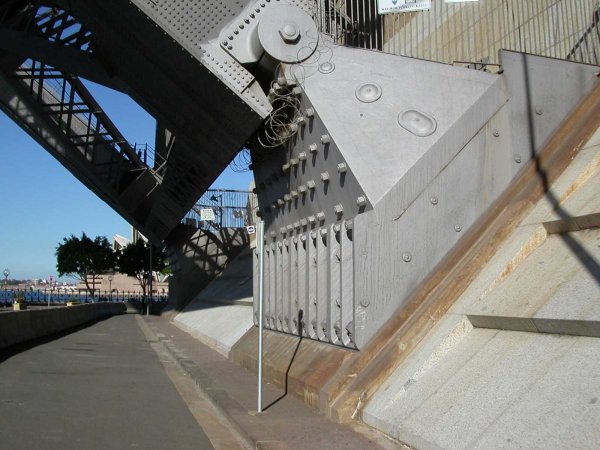 Sydney Harbour Bridge main supports